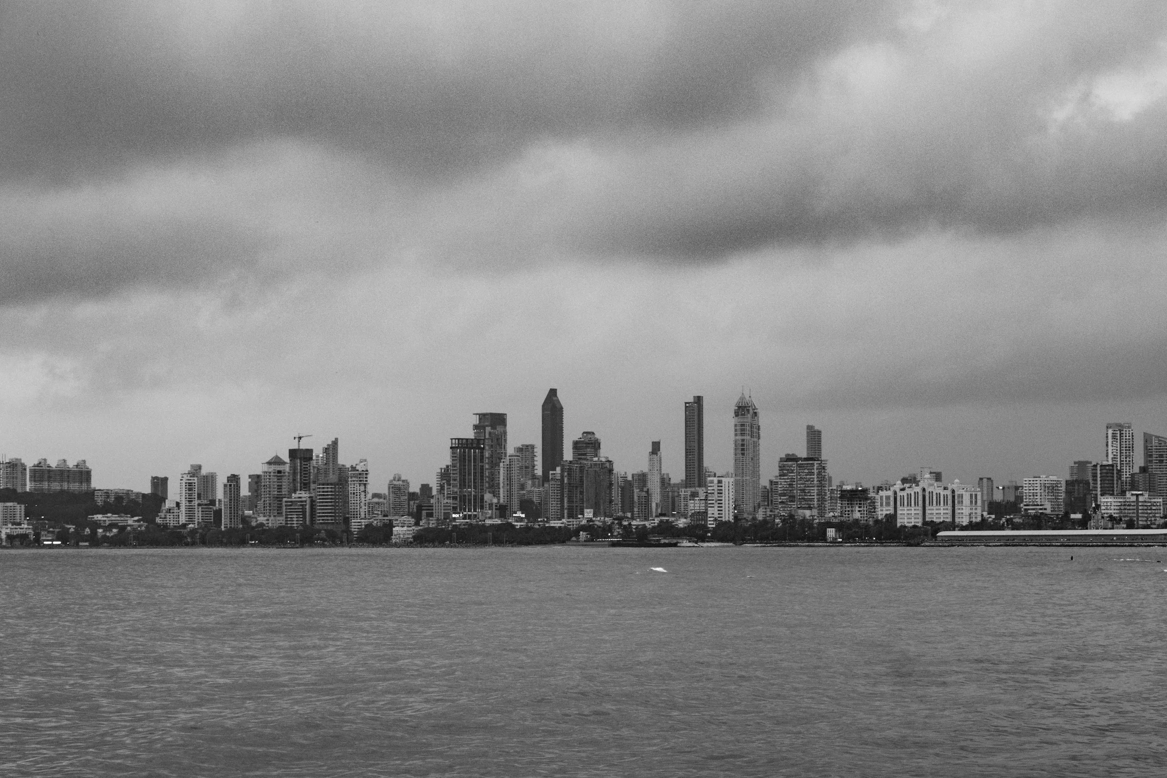 Mumbai skyline from Marine Drive
